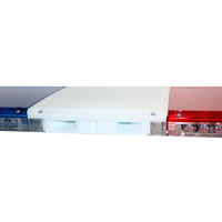 Barre lumineuse stroboscopique d'avertissement de 12 volts LED avec haut-parleur de klaxon de sirène pour la barre lumineuse clignotante d'alarme d'ambulance de camion de pompiers de voiture de camion