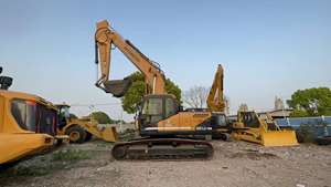 Alta calidad barato usado Original Corea marca Hyundai 220LC excavadora sobre orugas motor diésel uso de construcción para la venta - Product Image 2