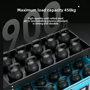 รถเข็นเครื่องมือซ่อมแซมแบบสามชั้น HS-165 พร้อมลิ้นชัก 1 ช่อง รับน้ำหนักได้ 450 กก. พร้อมกุญแจล็อค สำหรับใช้งานในอุตสาหกรรม - Product Image 3