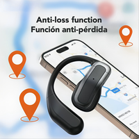 Écouteurs sans fil supra-auriculaires avec écran haute définition, traduction IA, Bluetooth 5.4, pour le sport et le gaming, affichage HD