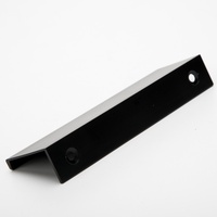Poignée extensible noire de 2,4 m en fonte, tête hexagonale, moderne et minimaliste, invisible, sans perçage, pour porte d'armoire, armoire à chaussures, tiroir
