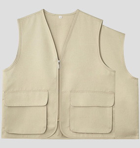 Chaleco Utilitario de Poliéster 100% Personalizado con Bolsillos <span class=keywords><strong>Grandes</strong></span>, Chaleco de Voluntario <span class=keywords><strong>para</strong></span> Personal de Eventos, Uniforme <span class=keywords><strong>para</strong></span> Equipo de Logística - Product Image 3