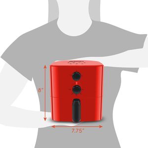 Elite <span class=keywords><strong>Gourmet</strong></span> EAF-3218R Friteuse à air chaud électrique compacte de 1,1 litre en acier inoxydable, sans huile, pour une cuisson saine et gain de place - Product Image 6