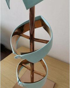 <span class=keywords><strong>T</strong></span> Áo sơ mi cổ áo hiển thị đứng chủ Kim Loại cổ áo Rack cho phù hợp với cửa hàng quần áo - Product Image 6