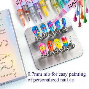 <span class=keywords><strong>Kit</strong></span> Profesional <span class=keywords><strong>de</strong></span> Pinceles <span class=keywords><strong>para</strong></span> Decoración <span class=keywords><strong>de</strong></span> <span class=keywords><strong>Uñas</strong></span> <span class=keywords><strong>de</strong></span> 0.7mm, 12 Colores <span class=keywords><strong>de</strong></span> Pintura Acrílica Líquida, Diseño Innovador <span class=keywords><strong>para</strong></span> Diseño <span class=keywords><strong>de</strong></span> <span class=keywords><strong>Uñas</strong></span> DIY - Product Image 2