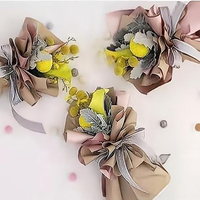 Kertas Pembungkus Bunga Plastik Tahan Air Evergreen Waterproof Bouquets Floral Packing  Korea  untuk Florist Suppliers