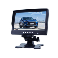 Betoptek Private Mould RCA Video Input 7 "TFT LCD Car Rearview MonitorとRemote ControlとSunshade Antiアンチグレア