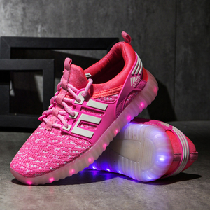 Bambini Led luce su scarpe per bambini Flash scarpe luminose ragazze ragazzi traspirante miglior regalo per scarpe per bambini - Product Image 2