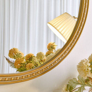 ART NEST Home Decor Accent Gold Color Wooden Frame Big Wall Mirror for Living Room - Product Image 6