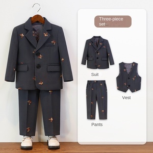 Ensemble de costume décontracté et habillé en coton pour jeunes garçons et jeunes filles, idéal pour les activités de piano et les spectacles, collection automne-<span class=keywords><strong>hiver</strong></span> - Product Image 2