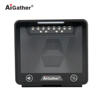 Lecteur de codes QR A-90 mégapixels avec capteur CMOS, scanner de codes-barres 1D 2D de bureau, compatible Android, Windows, Mac, Linux, POS