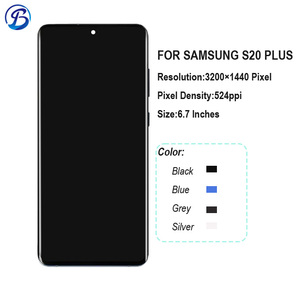 Écran OLED pour Samsung Galaxy S20 Plus, Affichage LCD Super Qualité 5G <span class=keywords><strong>G986</strong></span>, Écran Tactile de Téléphone 6.7" avec Cadre Noir - Product Image 3