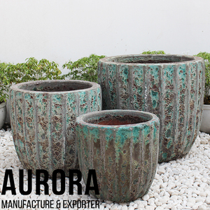 Precio al por mayor maceta de cerámica decorativa para jardín decoración del hogar embalaje privado disponible - Product Image 2