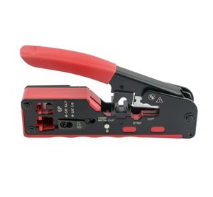 Wholesale Perforated <b>Mesh</b> Crimping Pliers CAT.5/CAT.7/6P/8P Industrial Grade High Carbon Steel Soft Grip Handle Connectors - Product Image 3