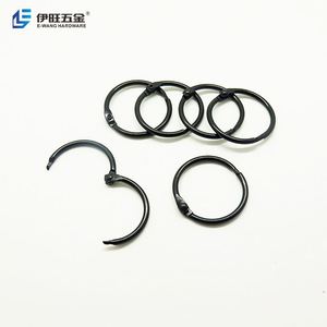 YIWANG 1.2 Inch Black Metal Scrapbooking Loose Leaf Book <b>Rings</b> <b>Binder</b> Clip <b>Rings</b> - Product Image 2