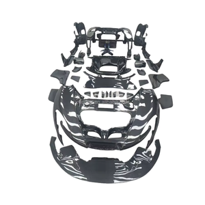 Para <span class=keywords><strong>McLaren</strong></span> P1 Upgrade <span class=keywords><strong>GTR</strong></span> Kit de carrocería de fibra de carbono seco Guardabarros de parachoques delantero Faldas laterales Parachoques trasero Spoiler para <span class=keywords><strong>McLaren</strong></span> <span class=keywords><strong>GTR</strong></span> - Product Image 6