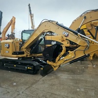 حفارة صغيرة مستعملة CAT 308E2 بوزن 8 طن، حفارة هيدروليكية زاحفة أصلية من كاتربيلر لأعمال البناء وتنسيق الحدائق
