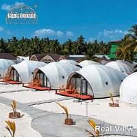 RAXDOME Tente de luxe pour glamping en safari, forme de cocon, pour hôtel-resort éco-responsable