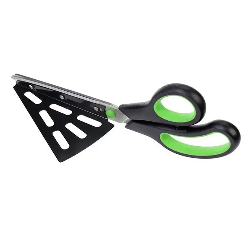 Factory Direct Multi Functional Stainless Steel Pie Cutter Flatware Pizza Scissors With Detachable Spatula