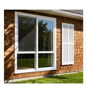 Fenêtres coulissantes en <span class=keywords><strong>PVC</strong></span> à <span class=keywords><strong>double</strong></span> <span class=keywords><strong>vitrage</strong></span> insonorisées, conformes aux normes résidentielles, écoénergétiques - Product Image 1