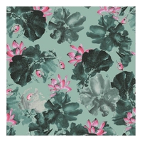 Tela de Poliéster Koshibo Chiffon con Diferentes Tipos de Estampados Florales, Impresión Digital para Vestidos de Novia, Tela para Diseñar Blusas para Mujer