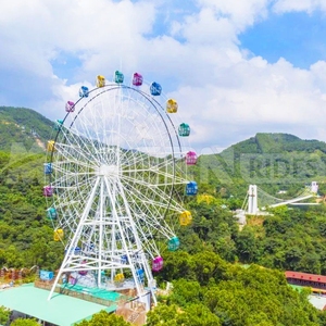 Rueda de la Fortuna de Acero de 42m, Gran Atracción de Entretenimiento al Aire Libre para Centros Comerciales y Ferias - Product Image 6