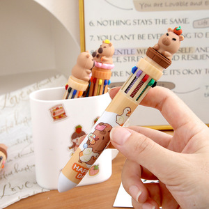 Phật của kappi mười màu bút sinh viên văn phòng phẩm nhiều màu để ghi chú lấy bài tập về nhà chỉnh sửa sản phẩm đại lý mua hàng Yiwu - Product Image 3