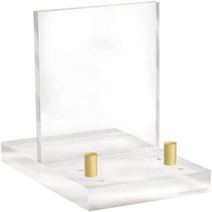 Vente en gros, <span class=keywords><strong>chevalet</strong></span> en acrylique transparent, affichage réglable, affichage de table transparent, <span class=keywords><strong>chevalet</strong></span> en acrylique, support de trépied, papeterie, affichage en acrylique - Product Image 1
