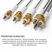 Instrument de température de sonde d'électrode liquide de cuivre PTFE d'acier inoxydable pour le contrôle de niveau d'eau de chaudière à vapeur