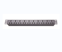 Armoire de données 8 voies pdu à montage horizontal pdu armoire de 19 pouces pdu avec prises de type universel
