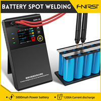 Máquina de Soldar Portátil Fnirsi SWM-10 con Batería 18650 de 5000mAh, Soldadura por Electrodo de Aluminio, Compatible con Alambre de 0.25mm, Mini, para Bricolaje