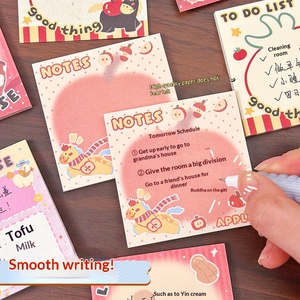Cute Pony Notepad Cartoon Tearable Non Adhesive Pocket Notebook For Student Office Daily Message Record - Product Image 4