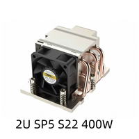 EPYC7001/7002/7003/9004 SP3/LGA4094 SP3 SP5 LGA 2011 4/5 ailettes en aluminium de caloduc CPU 2U serveur dissipateur thermique Cooper CPU refroidisseur