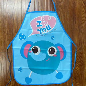 ผ้ากันเปื้อนเด็ก ลายการ์ตูน ช้าง เป็ด นกฮูก ลิง สำหรับเด็ก กันน้ำ ใช้ในครัว - Product Image 5