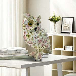 Resina gufo decorazione uccello in resina gufo statua decorazione per la casa <span class=keywords><strong>soggiorno</strong></span> Desktop portico decorazione in resina statuette <span class=keywords><strong>regalo</strong></span> - Product Image 5
