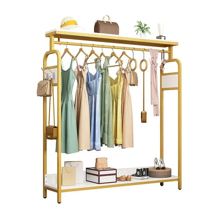 Wholesale Chinese Products Customizable Design Clothing Stores Retail Display Stand Wall Double Side Display Rack Cheap Price