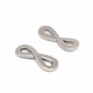 批发饰品时尚不锈钢饰品图案无穷大吊坠定制饰品 - Product Image 2