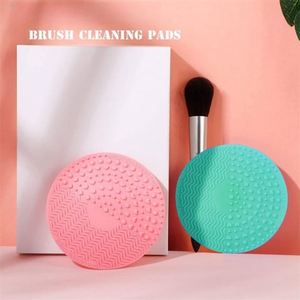 Almohadilla de silicona XG346 al por mayor para limpieza de brochas de maquillaje con ventosa para lápices de cejas y borlas de polvos - Product Image 4