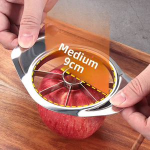 Coupe-fruits et dénoyauteur manuel en acier inoxydable, outil de cuisine moderne pour peler les fruits, hachoir pour pommes et grenades - Product Image 1