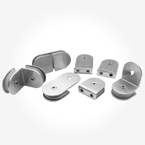 Có thể điều chỉnh không có đấm Hợp kim nhôm hiển thị tủ kính không khung sửa chữa kẹp kẹp - Product Image 4