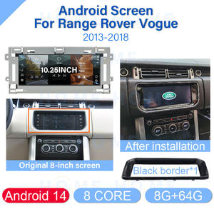 NUEVO Reproductor Multimedia para Auto con Android 14, MTK 8+128G, Pantalla de 10.25 Pulgadas, Radio DVD para Range Rover <span class=keywords><strong>Vogue</strong></span> 2013-2018, Navegación GPS, Auto Carplay - Product Image 3