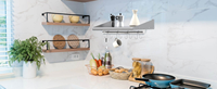 Étagère murale de rangement pour cuisine professionnelle, fabrication en acier inoxydable de bonne qualité, pour usage domestique ou en restaurant