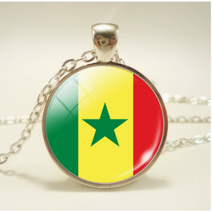 Collier drapeau de Saint-<span class=keywords><strong>Vincent</strong></span>-et-les-Grenadines, bijoux de la série drapeaux du monde, collier Time Gem, accessoires pour adultes, souvenir - Product Image 6