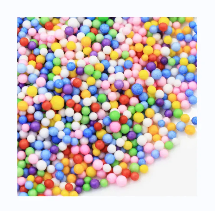 colorful styrofoam balls 2.5-3.5mm mini foam