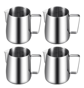 Jarra Portátil de Acero Inoxidable de 12oz para Espumar Leche, Jarra para Café Latte Art - Product Image 1