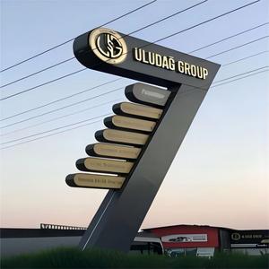 Letrero Publicitario LED para Exteriores FF F-3A-001, Tipo Pylon, para Centros Comerciales, Zonas Comerciales, con Mensajes de Orientación - Product Image 3