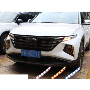 Luz antiniebla led para coche, lámpara de luz diurna para hyundai <span class=keywords><strong>tucson</strong></span> <span class=keywords><strong>nx4</strong></span> 2021 <span class=keywords><strong>2022</strong></span> 2023 2024 2025, accesorios de estilo, kits de decoración - Product Image 2