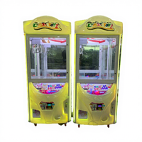 Jouet fou 2 cadeaux attraper des poupées Machine griffe grue en peluche jouet poupée griffe jouet jeux d'arcade Machine