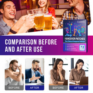 ELAIMEI 72P lebih baik pagi Hangover pil pencegahan pesta Patch tidur Hangover Relief Patch dengan ramah kulit - Product Image 5