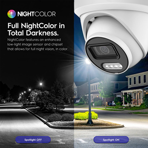 Ngoài trời không thấm nước <span class=keywords><strong>IP</strong></span> 66 <span class=keywords><strong>Camera</strong></span> An Ninh 8MP 4k PoE đầy màu sắc tầm nhìn ban đêm hai chiều âm thanh tháp pháo CCTV CMOS chu vi phát hiện - Product Image 5